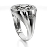Halo Signet Ring