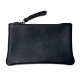 Roots Leather Zip Pouch