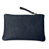 Roots Leather Zip Pouch