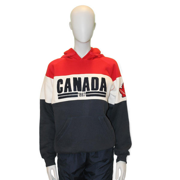 Unisex Canada Tri-Colour Hoodie