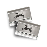 Rectangular Sterling Silver Cuff Links